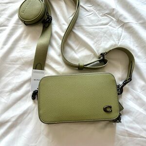 Coach 1941 Green Charter Slim Crossbody Bag